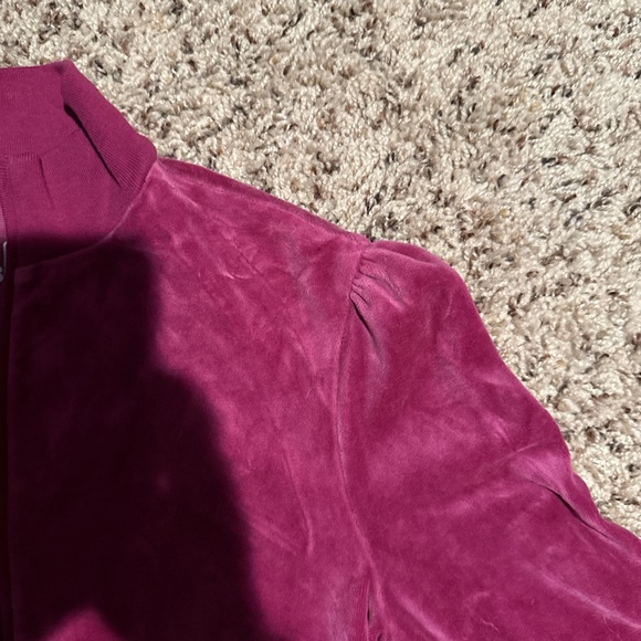 Y2K Victoria's Secret CATALOG BRAND Plush & Lush size small mauve tracksuit - Picture 3 of 7